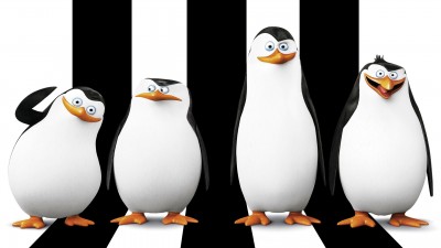 پنگوئن-راه راه-سیاه و سفید-کارتن و انیمیشن